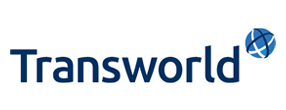Transworld logo with blue text and globe icon