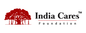 India Cares Foundation logo with a red tree