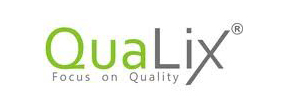 QuaLix logo: green text, gray text, "Focus on Quality"